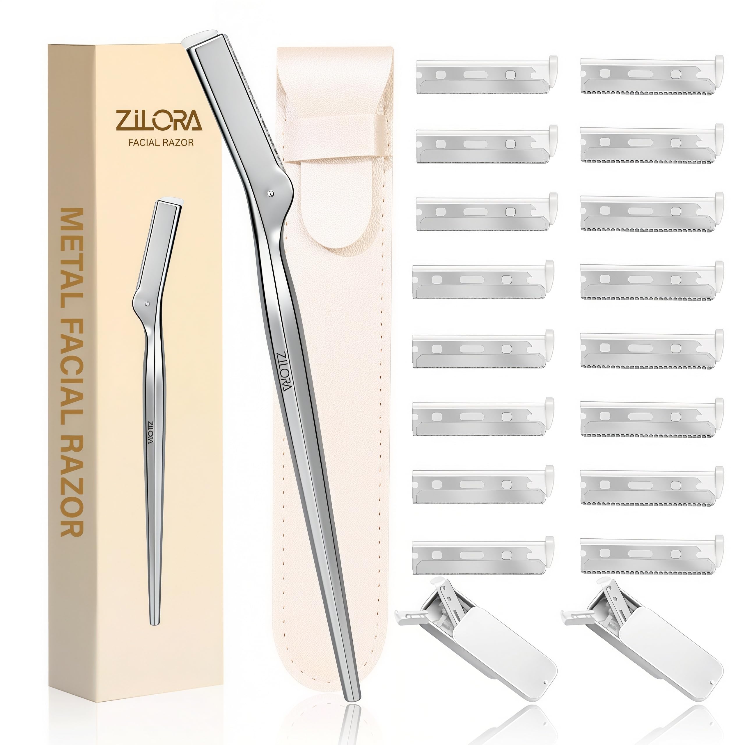 Amazon.com: ZiLORA Metal Face Razor for Women, Dermaplaning Tool
